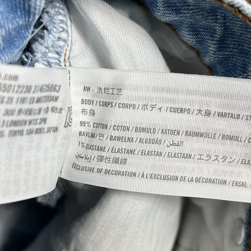 Abercrombie & Fitch Jeans Women’s 27 The Baggy Low Rise Denim Blue Medium Wash - Picture 11 of 12